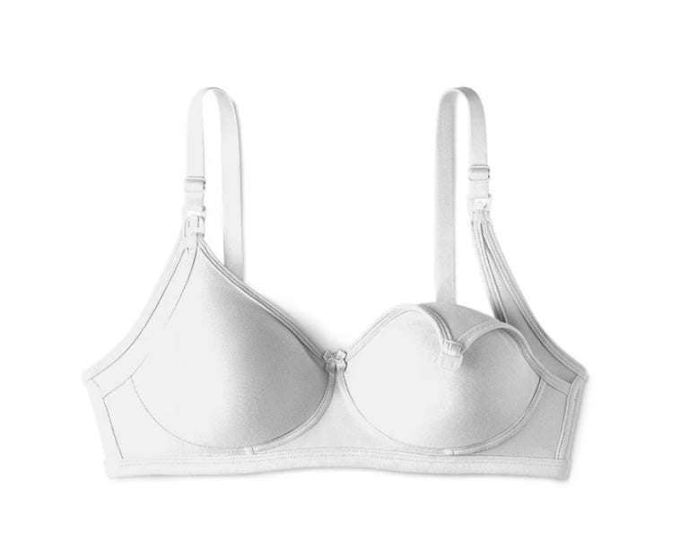 Maternity Bra/Nursing Bra/Feeding Bra – White C Cup
