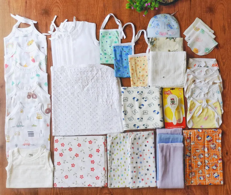 Assorted Hospital Set / Muslin New Born kit (pack of 36)