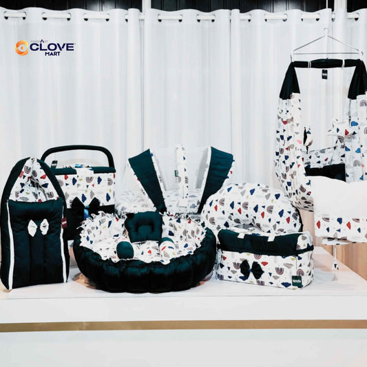 NEW BORN BABY COMBO SET (DARK PEWTER )